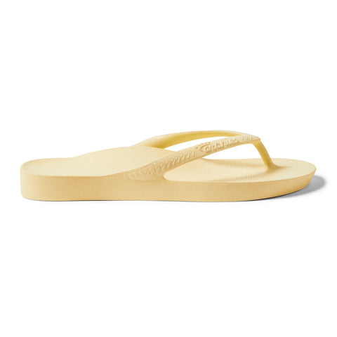 Arch Support Flip Flops - Classic - Lemon